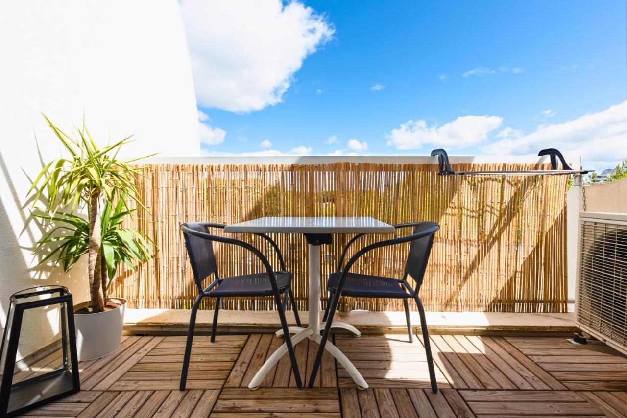 NEW - Studio cosy - Plages à 5min - Parking privé - WIFI - Commerces au pied du bâtiment La Grande-Motte Exterior foto
